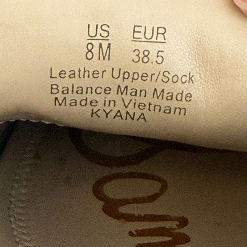 Sam Edelman Kyana Beige Suede Horsebit Loafers Womens 8M Platform Slip On Shoes - Picture 10 of 10